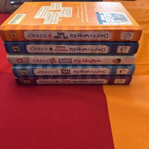 Diary of a Wimpy Kid Book Lot Of 5 by Jeff Kinney. Hardcover Various. Brand New! - Picture 3 of 8